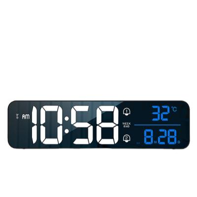 China Fullwill Alarm Clock Digital Analog Silent Calendars Alarm Clock With 40 Tunes Classical Music For Bedroom for sale