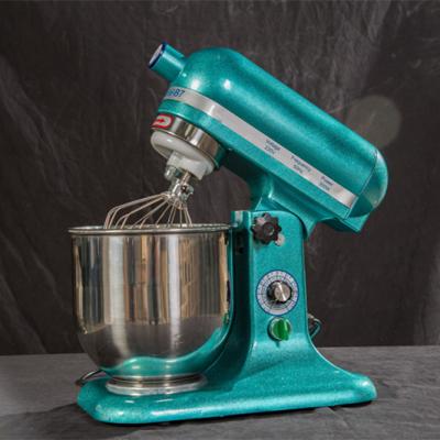 China Automatic home commercial snack food mixer snack equipment small green color milk mixer 7L home commercial mixer for sale