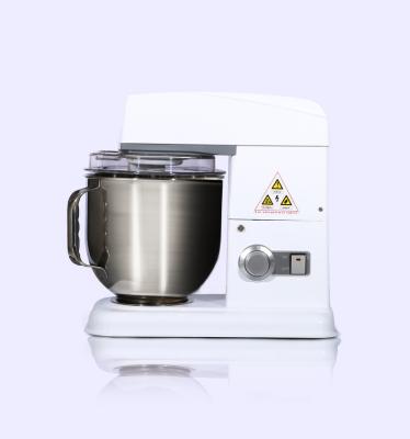 China Automatic Multi Color Snack Food Factory 7L Stainless Steel Fresh Electric Milk Dough Mixer Big Power for sale