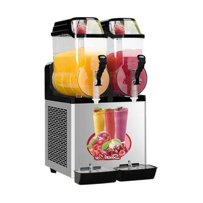 China MK-SM212 Hotels Stainless Steel 2 Tanks 24L Hot Selling Frozen Slush Beverage Machine for sale