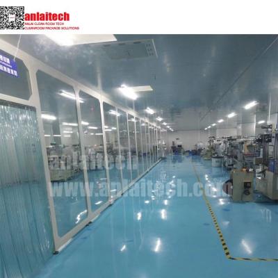 China Easy installation Modular Glass cleanroom for sale