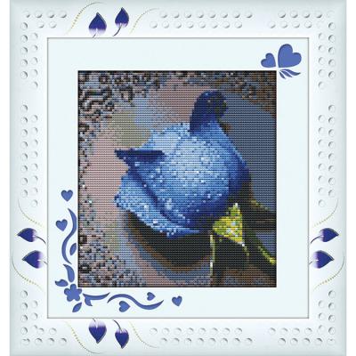 China Europe Blueberry Needlework Wall Painting Decoration Sewing Female DIY Cross Stitch Embroidery Kits for sale