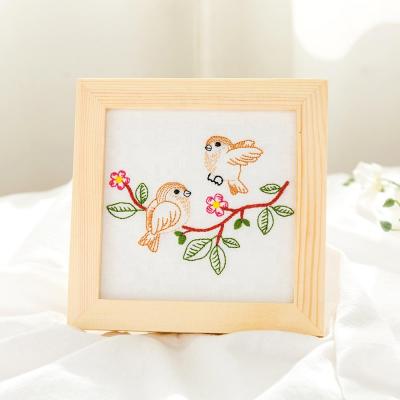 China Durable Factory Sle Embroidery Kit Decoration Handmade Craft Sewing DIY Embroidery Kit for sale