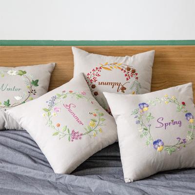 China Wholesale Durable Creative Handmade Kit Sewing Embroidered Pillow Embroidery Cross Stitch Gift Sewing Kit for sale