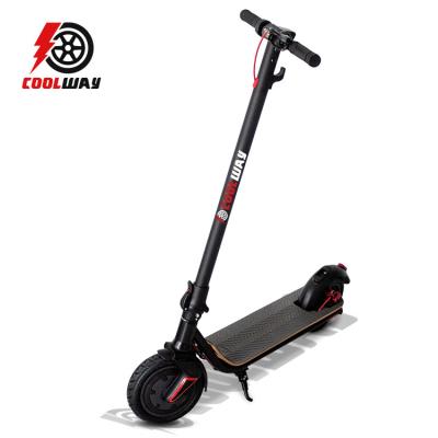 China Factory Direct 350W 36V Cheap Basic Wheels Unisex 2 Wheels 8.5 Inch Lightweight Standing Electric Folding Scooter for sale