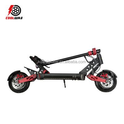 China Unisex Motor 10inch Double Tire Motor Adjustable Height 2000W With Good Suspension Electric Kick Scooter For Adult for sale