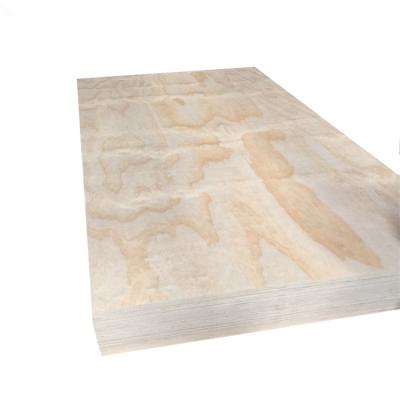 China 18mm commercial plywood industrial fleece pine plywood with pine face/back for furnture/construction for sale