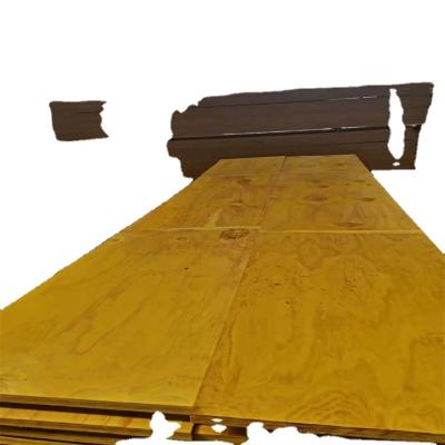 China Modern 27mm made in China yellow painted ormwork plywood panels for sale