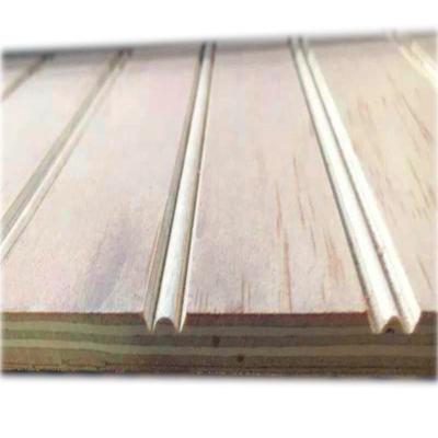 China Modern v-groove slatwall plywood with best quality and competitive price for sale