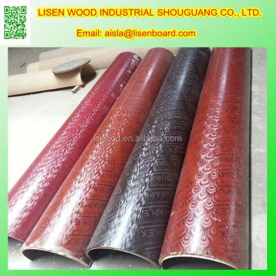 China Exterior Formwork Circle Concrete Plywood Column , Marine Plywood For Round Concrete Column for sale