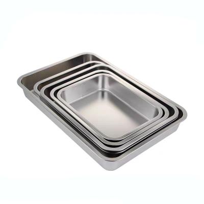 China Deep Stainless Steel Basin Stainless Steel Rolling Tray For Restaurant JTD-A006 for sale