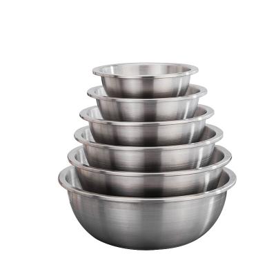 China Wholesale Cheap Price Stainless Steel Bowl Minimalist For Medical Use High Quality Mixing Bowl Food Cooking Storage Room for sale