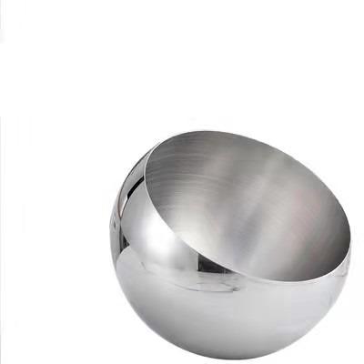 China Multi Function SUS304 Stainless Steel Sauce Bowl Hotel Restaurant Condiment Seasoning Spice Bowl Gold Bevel DISH DISH for sale