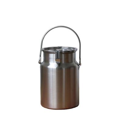 China All Kinds of Food Supply Storage High Quality SUS304 Stainless Steel Metal Round Sealed Box Bulk Milk Cooking Oil Storage Tank for sale