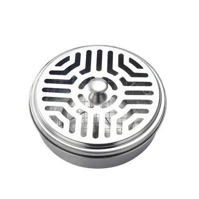 China High Quality Durable Portable Iron Garden Household Durable Mosquito Coil Holder Fireproof Mosquito Coil Box for sale