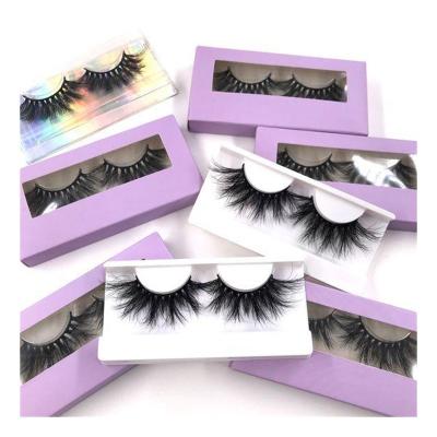 China Long Lancybeauty Natural Mink Eyelash Wholesale Fluffy Eyelash Case with Mirror Mink Lash Strip for sale