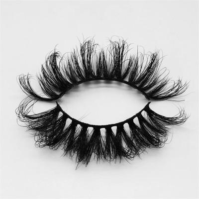 China 5D Real Mink Hair Eyelashes Wholesale Fluffy 25mm Lash Box Cruelty Free Packaging Custom 3D 5D Lash Eyelash Customize Lash Tray Boxes for sale