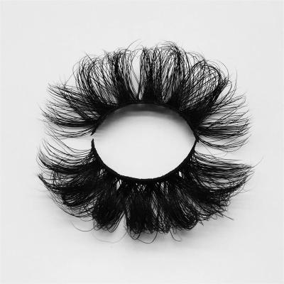 China 5D Real Mink Hair Eyelashes Lancybeauty Wholesale Customize Mink 25 Mm 3d Mink Fluffy Eyelash Faux Mink Lashes Box Packaging Fluffy for sale