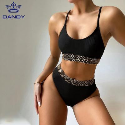 China Plus Size Shiny Swimsuit 2022 Summer Custom Design Swimwear Eco-friendly Sexy Swimsuit Bikini for sale