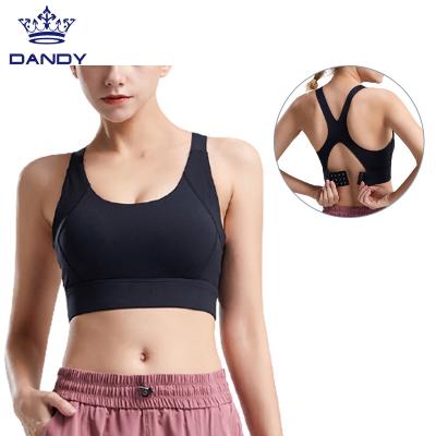 China Breathable Custom Fitness Women Yoga Bra Compression Workout Sports Bra for sale