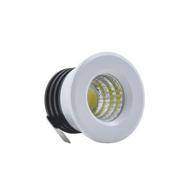 China High Quality Downlights Cabinet Spot Lighting 28mm Mini Cut 3w COB Led Down Light for sale