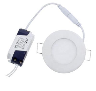 China Wholesale Silm Amazon ultra thin round smd 2835 led ceiling light recessed 3w for sale