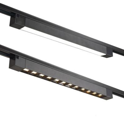 China Factory Supply Modern White Black Phase 1 220 Volt 30 Watt Led Track Lighting For Clothing Store for sale