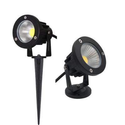 China Waterproof Garden High Power Landscape Spot Light Cob Led Garden Spike Light 7w for sale