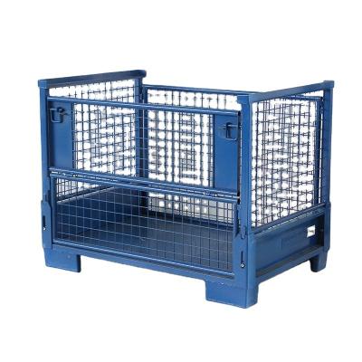 China collapsible metal storage pallet cage box crate XHT-7 for sale