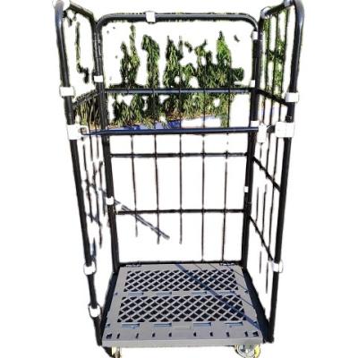 China Storage roll cage container trolley for sale