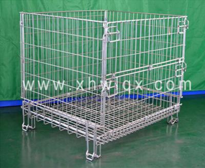 China USA Style Folding Wire Mesh Storage Cage for sale