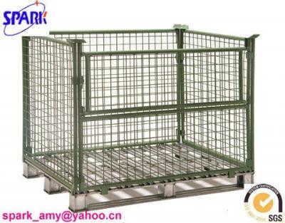 China Euro style wire mesh pallet container (EURO stillage cage) for sale