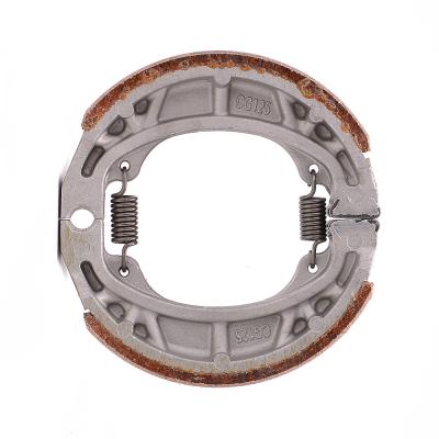 China Non-Asbestos Motorcycle Brake Pads Rear Brake Shoes For CG125 DREAM WAVE125 CD70 for sale