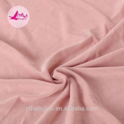 China Cheap antistatic China manufacturer milk silk fabric/polyester spandex stretch knitted fabric for garment for sale