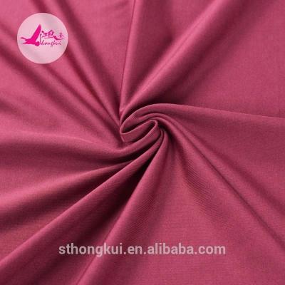 China Shantou factory 80%polyester 20%spandex anti-static fabric flat knitted semi-dull fabric for swimwear for sale