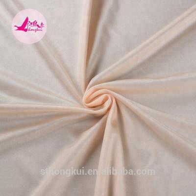 China Single hot sale knit lining chiffon fabric / polyamide elastane knitted fabric for underwear for sale