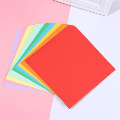 China Hot Africa China Cotton Floral Bouquet Pure Paper Wrapping Open Square Colorful Folding Origami Paper Paper for sale