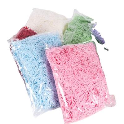 China Japan hot sale packaging gift box filler factory direct pleated paper shredded raffia shredded pleat paper shred paper for sale