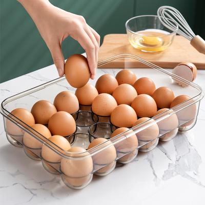 China Freshness Preservation Kitchen Punctuality Egg Box Egg Storage Box Plastic Refrigerator Storage Containers for sale