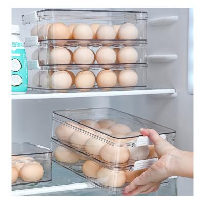 China Wholesale Viable Home Kitchen 12 Grid Pet Plastic Egg Storage Box Egg Shaped Container For Fridge for sale