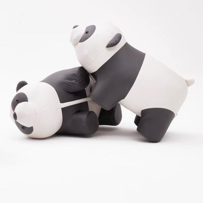 China High Quality Panda Chair Stool Animal Shape Creature Cartoon Fabric Cute Modern Cute Kids Handsome for sale