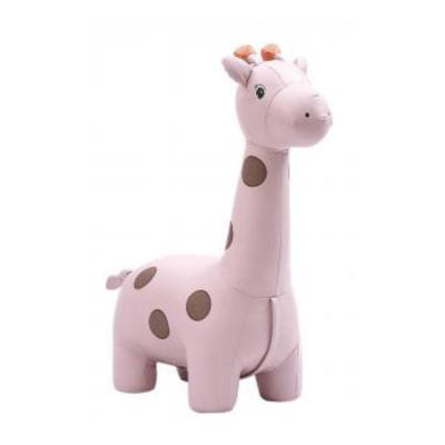 China 30*45*86 Cute Storage Kids Furniture Multi Color Optional Cute Giraffe Shape Animal Stool for sale