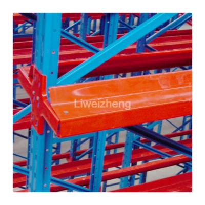 China Corrosion Protection Warehouse Storage Customized Forklift Pallet Racking Drive-in System for sale