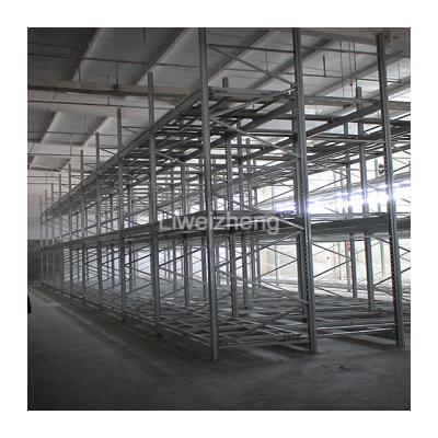 China Corrosion Protection LIFO Pallet Stretching System Push Back Stretching System for sale