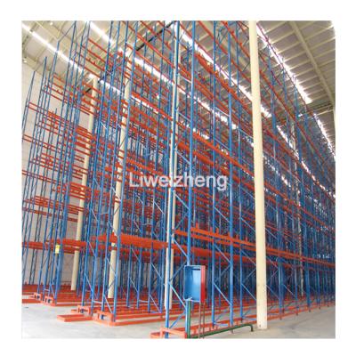 China Corrosion Protection Economical Warehouse Storage Aisle Racking System VNA Heavy Duty Adjustable Very Narrow Pallet Rack for sale