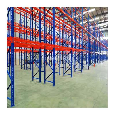 China Corrosion Protection Industrial Heavy Duty Pallet Racking Straight Frame Warehouse Pallet Rack System for sale