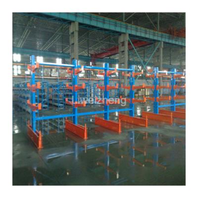 China Corrosion Protection Single Sided Or Heavy Duty Double Sided Storage Cantilever Racking System For Pipe Plywood Or Timber Warehouse for sale