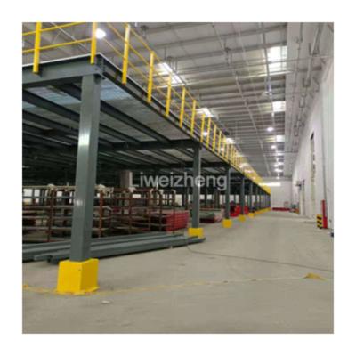 China Hot Selling Corrosion Protection And Equipment Support Distribution Center Mezzanines Floor Platforms With Stairs And Landings for sale