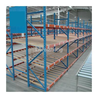 China Corrosion Protection Gravity Flow Shelving Cardboard Pull In Racking Systems In Warehouse for sale