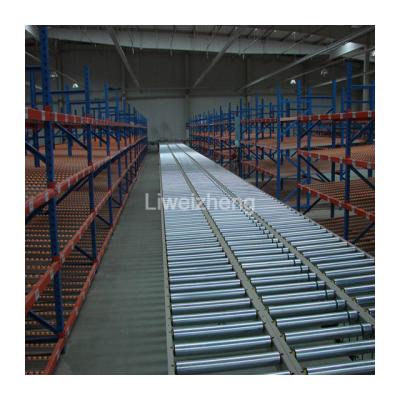 China Corrosion Protection Gravity Flow Roller Track First In, First Out System Multi Level Rack for sale